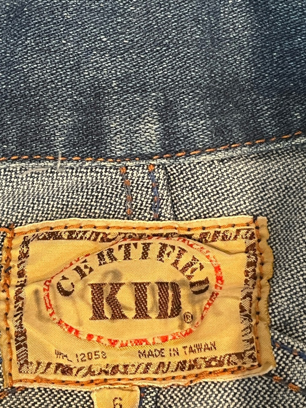 Vintage 90s 1999 Certified Kid Superman Shield Denim Jacket Unisex Kids Size 6 - Picture 4 of 13
